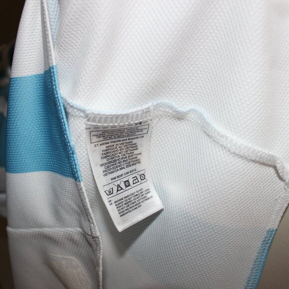 3/$77❤️Adidas ARGENTINA 2015-16 home shirt Kids Youth Boys US Large UK 13-14Y - Picture 9 of 11